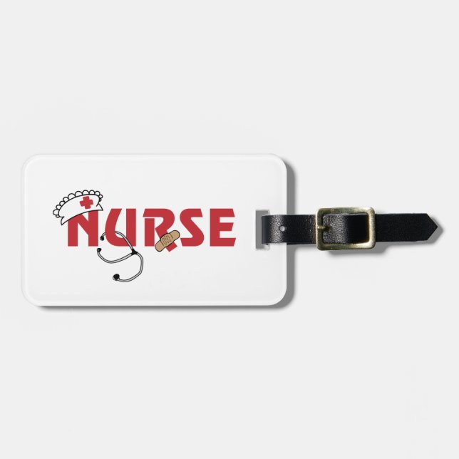 Nurse Luggage Tag (Front Horizontal)