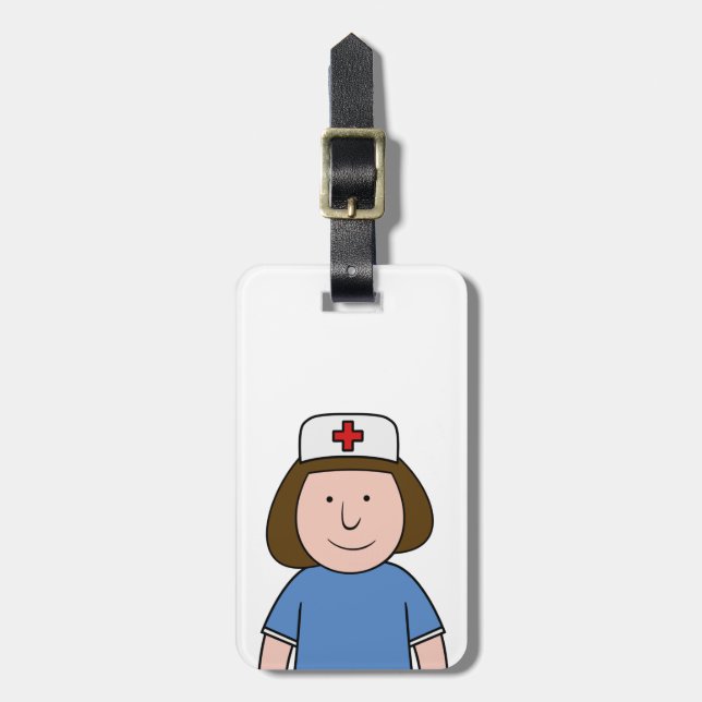 Nurse Luggage Tag (Front Vertical)