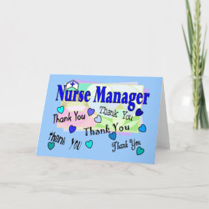 Nurse Manager THANK YOU Card