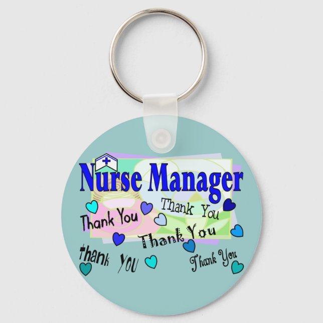 Nurse Manager THANK YOU Keychain (Front)