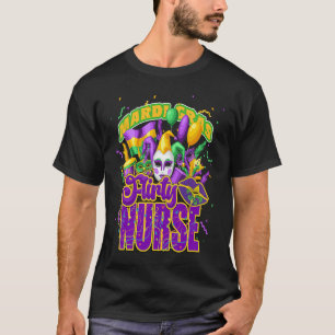 Nurse Mardi Gras Parade Louisiana New Orleans Flir T-Shirt