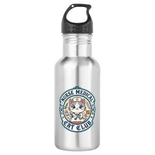 Nurse Medical Cat Funny Cat Lover Design - Nurse M 532 Ml Water Bottle