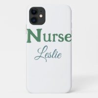 Nurse medical doctor add name text green blue sipl
