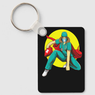 Nurse Medical Expert Stethoscope Doctor Nurse Keychain