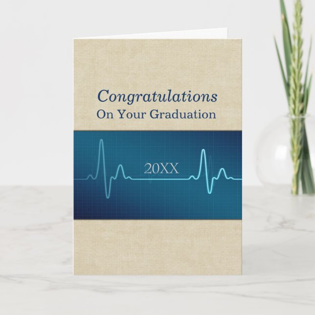 Nurse Medical or Doctor Graduate Congratulations Card (Front)