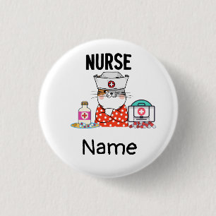 Nurse Medical Staff 1 Inch Round Button