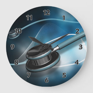 Nurse Medical Stethoscopes Large Clock