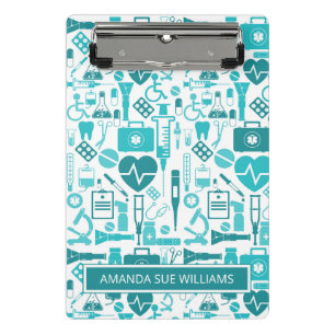 Nurse / Medical Student - Add Your Name /Monogram  Mini Clipboard