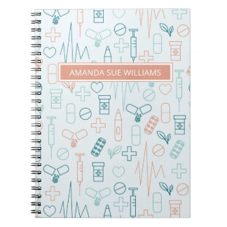 Nurse / Medical Student - Add Your Name /Monogram Notebook
