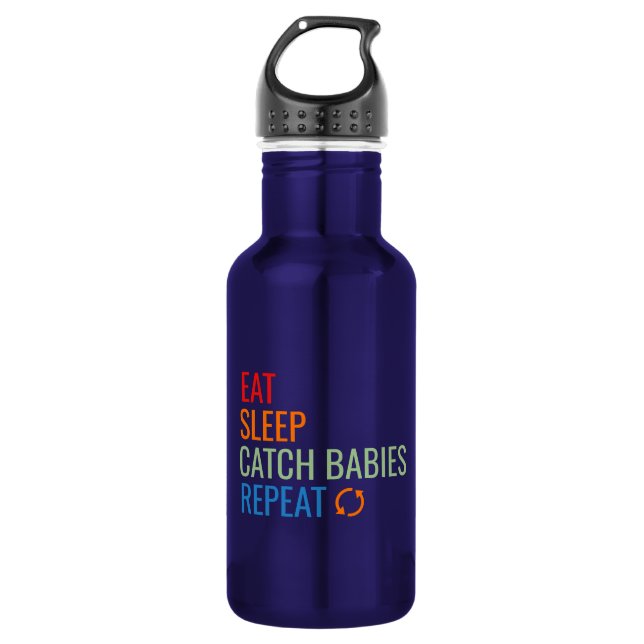 Nurse midwife 532 ml water bottle (Front)