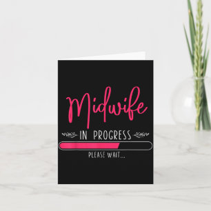 Nurse Midwife Birth Worker Student Midwife In Card