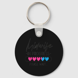 Nurse Midwife Birth Worker Student Midwife In Keychain