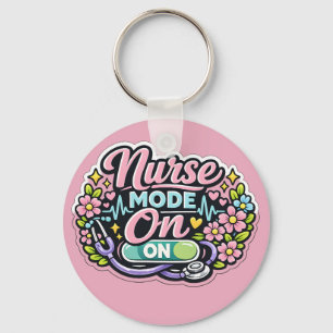 Nurse Mode On Funny Nurse Gift  Keychain