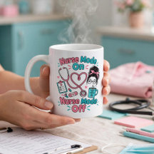 Nurse Mode On Off Funny Nursing Life Design