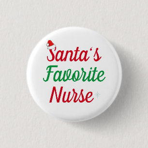 Nurse Mom Appreciation Christmas Present Festive 1 Inch Round Button