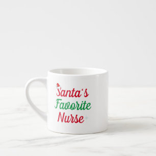 Nurse Mom Appreciation Christmas Present Festive Espresso Cup