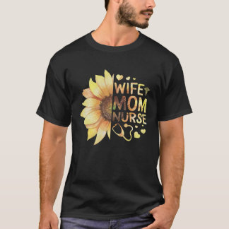 Nurse Mom Nurses Week Wife Nurse Her Mom Life Moth T-Shirt