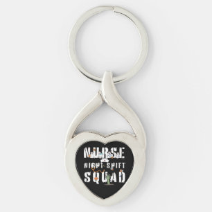 Nurse Night Shift Halloween Squad Classic T-Shirt Keychain