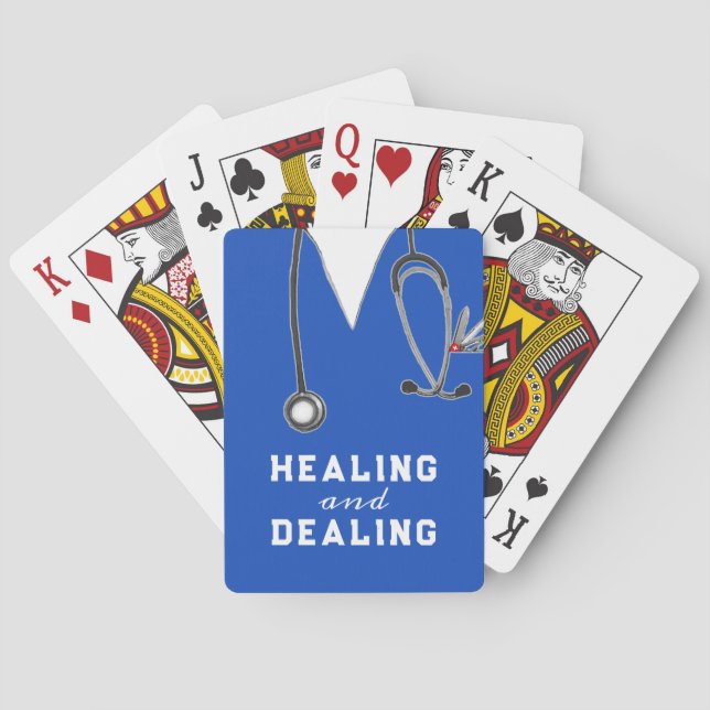Nurse Novelty Gift Playing Cards (Back)