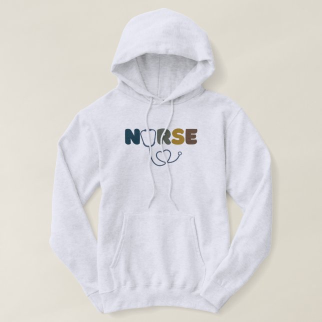 Nurse | Nursing Apparel Hoodie (Design Front)