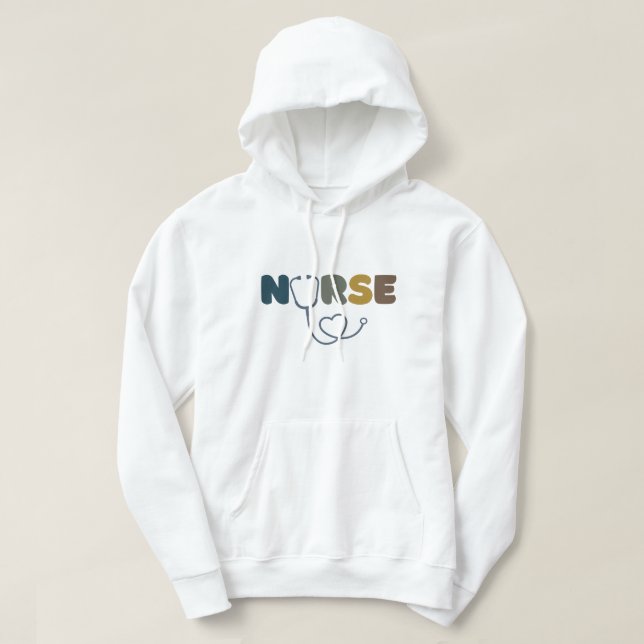 Nurse | Nursing Apparel Hoodie (Design Front)