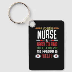 Nurse  Nursing Care Profession Health Recover Medi Keychain