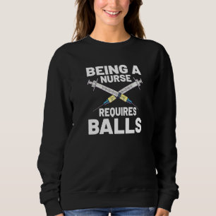 Nurse Nursing Clinic Medical Stuff Paramedic  1 Sweatshirt