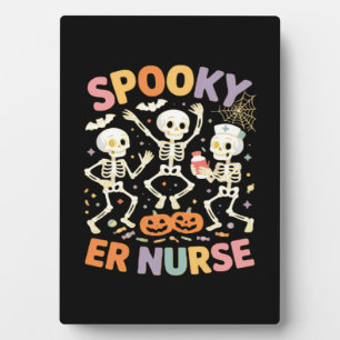 Nurse Nursing Cute Halloween Spooky Essential T-Sh Plaque
