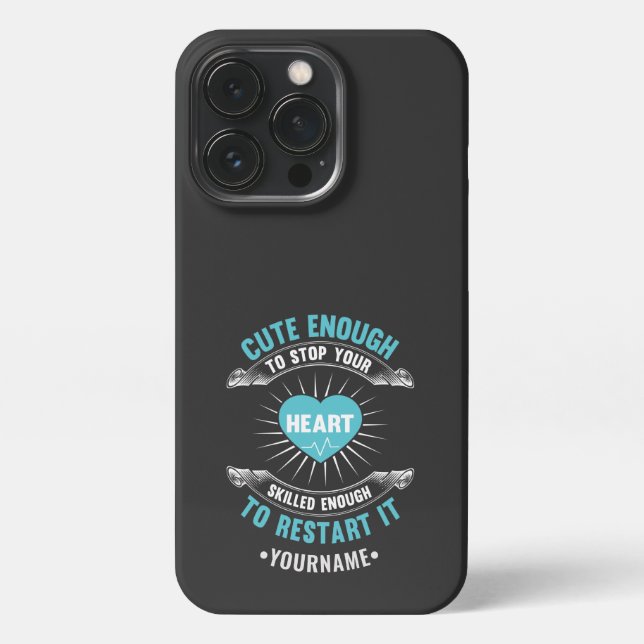 Nurse Nursing Funny Nurse iPhone Case (Back)