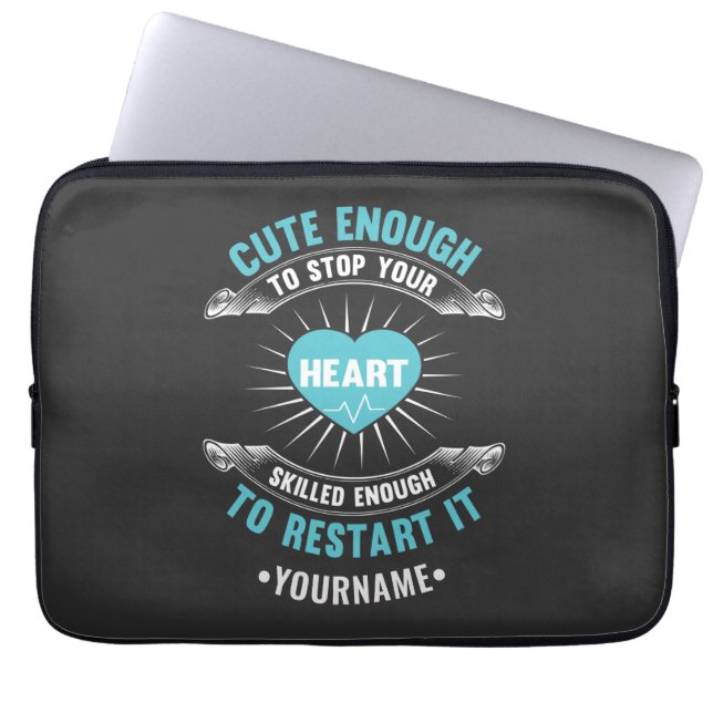 Nurse Nursing Funny Nurse Laptop Sleeve (Front)