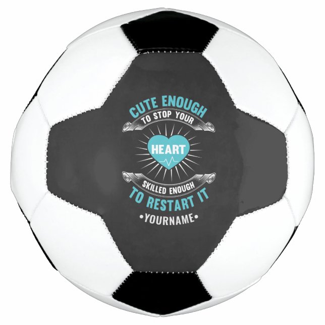 Nurse Nursing Funny Nurse Soccer Ball (Front)