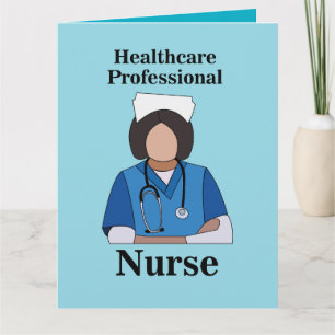 Nurse Nursing Healthcare Professional Card