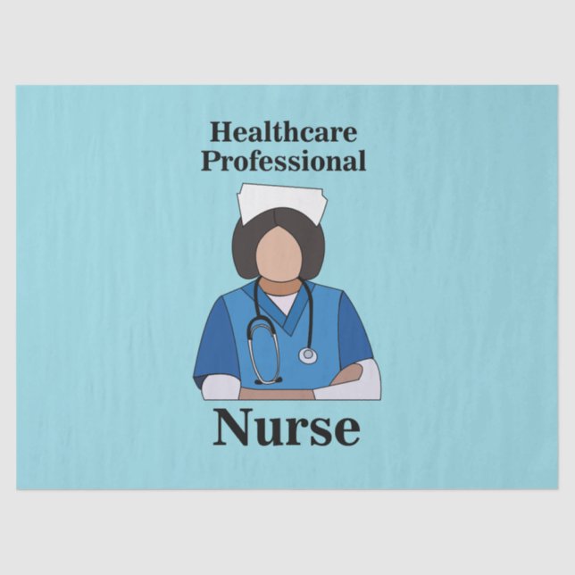 Nurse Nursing Healthcare Professional Tissue Paper (Front)