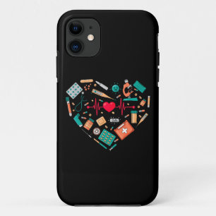 Nurse Nursing Heart Tool iPhone 11 Case