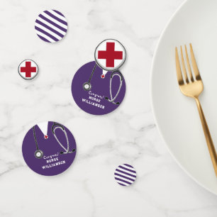 Nurse Nursing School Graduation Confetti