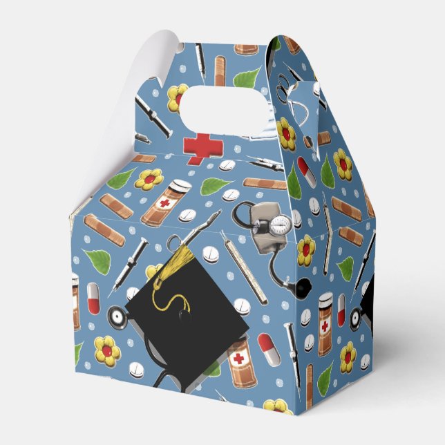 Nurse Nursing School Graduation Favor Box (Front Side)