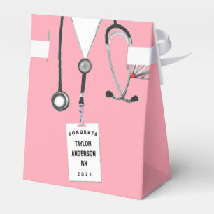 Nurse Nursing School Graduation Favour Box