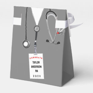 Nurse Nursing School Graduation Favour Box