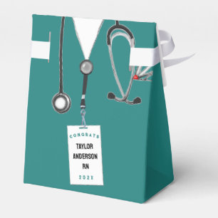 Nurse Nursing School Graduation Favour Box