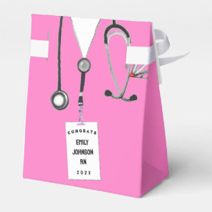 Nurse Nursing School Graduation Favour Box
