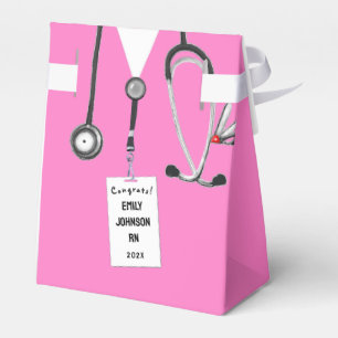 Nurse Nursing School Graduation Favour Box