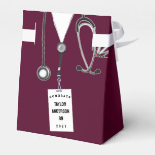 Nurse Nursing School Graduation Favour Box