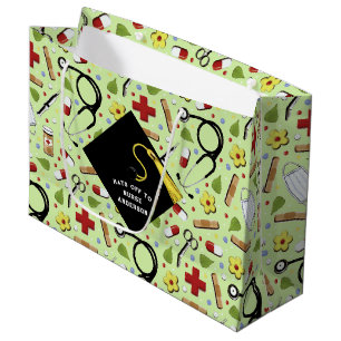 Nurse Nursing School Graduation Large Gift Bag