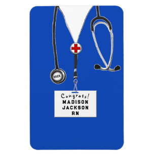 Nurse Nursing School Graduation Magnet