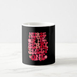 Nurse Of The Berry Sweet One Strawberry First Birt Coffee Mug