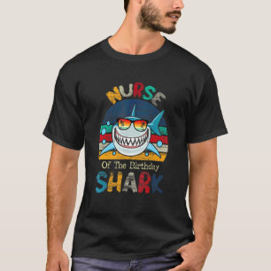 Nurse Of The Shark Birthday Matching Family T-Shirt