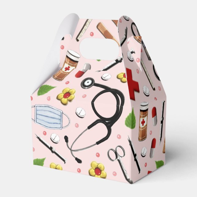 Nurse Party Favour Box (Front Side)