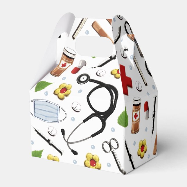 Nurse Party Favour Box (Front Side)