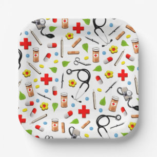 Nurse Party Paper Plate