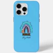 Nurse Peace Love Christmas Theme Rainbow Pastel  